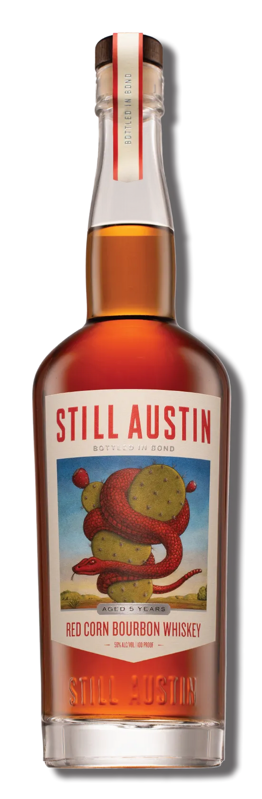 STILL AUSTIN BOURBON RED CORN BOTTLED IN BOND SUMMER 2025 TEXAS 6YR 750ML LIQ