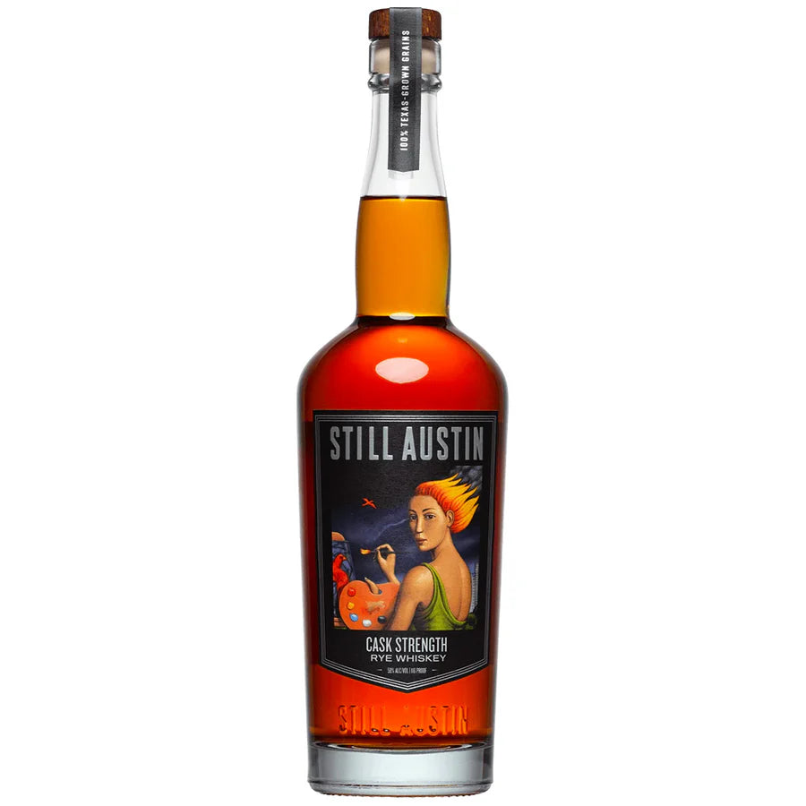 STILL AUSTIN RYE CASK STRENGTH BOTTLED IN BOND 100PF TEXAS 750ML ...
