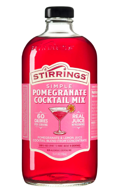 STIRRINGS POMEGRANATE MIX 750ML MIXER