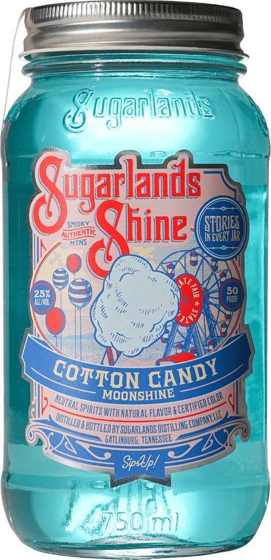 SUGARLANDS SHINE MOONSHINE COTTON CANDY TENNESSEE 750ML LIQ