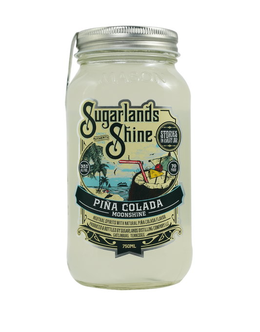 SUGARLANDS SHINE MOONSHINE PINA COLADA TENNESSEE 750ML LIQ