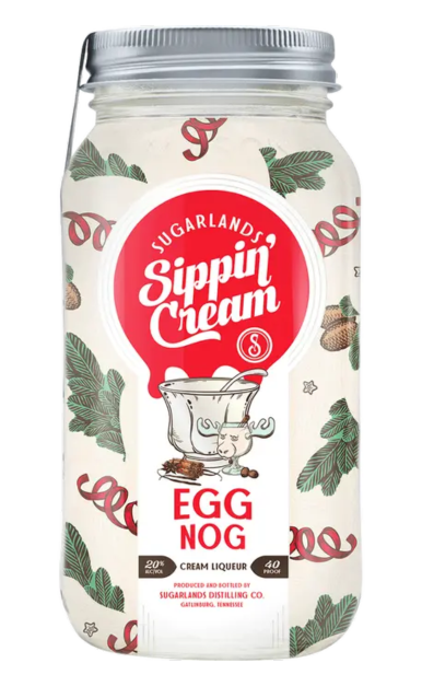 SUGARLANDS CREAM LIQUEUR SIPPIN CREAM EGG NOG TENNESSEE 750ML LIQ