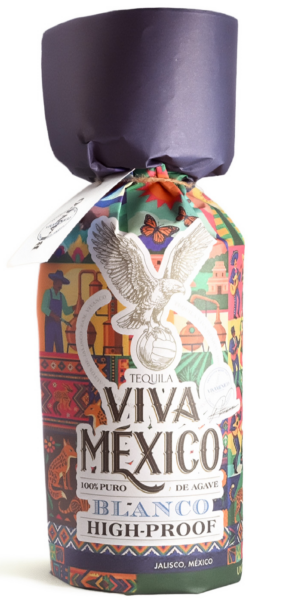 VIVA MEXICO TEQUILA BLANCO HIGH PROOF EDICION FUTBOLISTA 2026 750ML