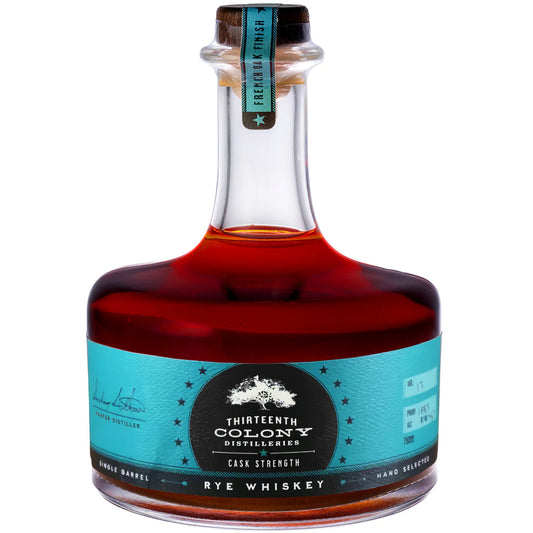 THIRTEENTH COLONY WHISKEY RYE CASK STRENGTH LIMITED EDITION GEORGIA 750ML LIQ