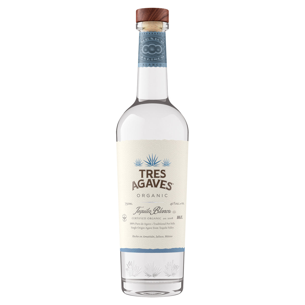 TRES AGAVES TEQUILA SILVER 750ML Spirits