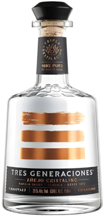TRES GENERACIONES TEQUILA ANEJO CRISTALINO 750ML Spirits