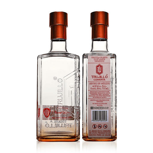 TRUJILLO TEQUILA BLANCO CUARENTA ORGANIC 700ML LIQ