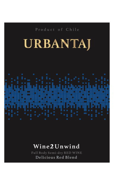 URBAN TAJ WINE2UNWIND RED WINE SEMI DRY CHILE 1.5LI WINE