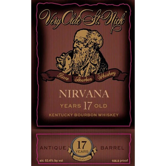 VERY OLDE ST NICK BOURBON NIRVANA ANTIQUE BARREL KENTUCKY 17YR 375ML LIQ
