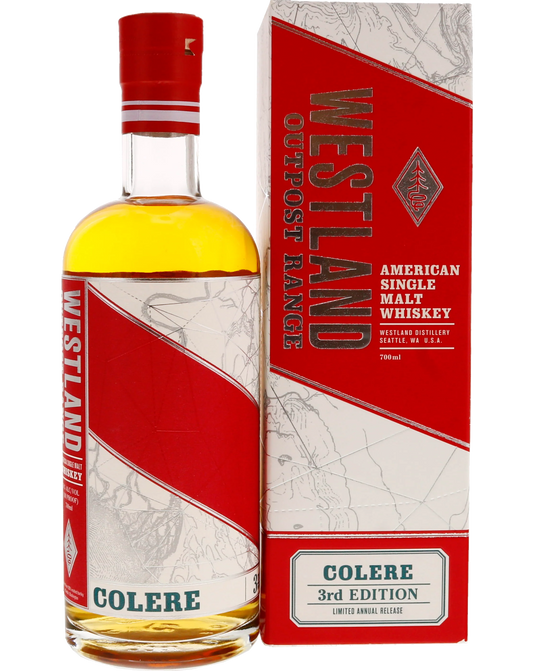 WESTLAND WHISKEY SINGLE MALT OUTPOST RANGE COLERE 3RD EDITION WASHINGTON 700ML LIQ