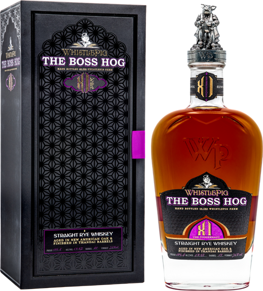 WHISTLEPIG THE BOSS HOG WHISKEY STRAIGHT RYE THE JUGGERNAUT XI LIMITED EDITION VERMONT 750ML LIQ