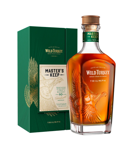 WILD TURKEY MASTERS KEEP TRIUMPH WHISKEY STRAIGHT RYE KENTUCKY 10YR 750ML LIQ