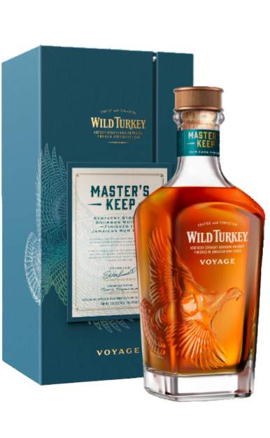 WILD TURKEY MASTERS KEEP VOYAGE BOURBON STRAIGHT FINISHED IN JAMAICAN RUM CASKS KENTUCKY 750ML LIQ