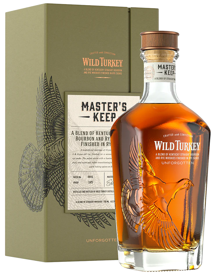 WILD TURKEY MASTERS KEEP UNFORGOTTEN BOURBON FINISHED IN RYE CASKS KENTUCKY 750ML LIQ