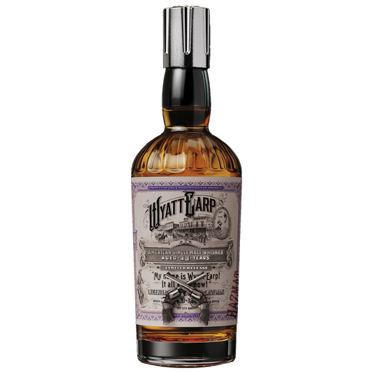 WYATT EARP WHISKEY SINGLE MALT CASK STRENGTH LIMITED EDITION GEORGIA 13YR 750ML LIQ