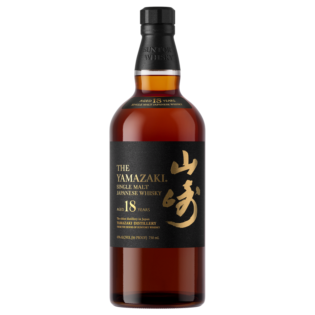 Buy The Yamazaki Whiskey Single Malt Japanese 18YR 700ML | Remedy