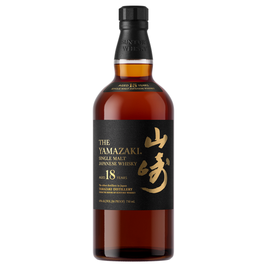 THE YAMAZAKI WHISKEY SINGLE MALT JAPANESE 18YR 700ML LIQ