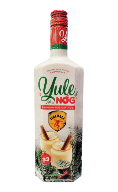 YULE NOG LIQUEUR PREMIUM HOLIDAY NOG MADE WITH FIREBALL 750ML LIQ