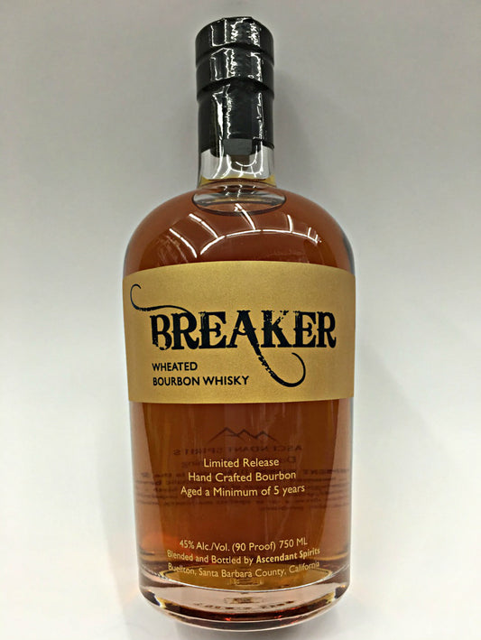 BREAKER BOURBON WHEATED WHISKEY LIMITED RELEASE CALIFORNIA 750ML Spirits