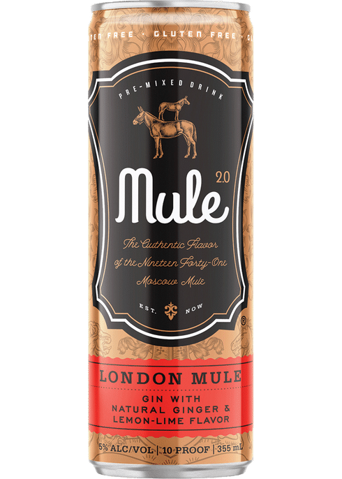 MULE 2.0 LONDON MULE COCKTAIL 4X12OZ CAN Spirits