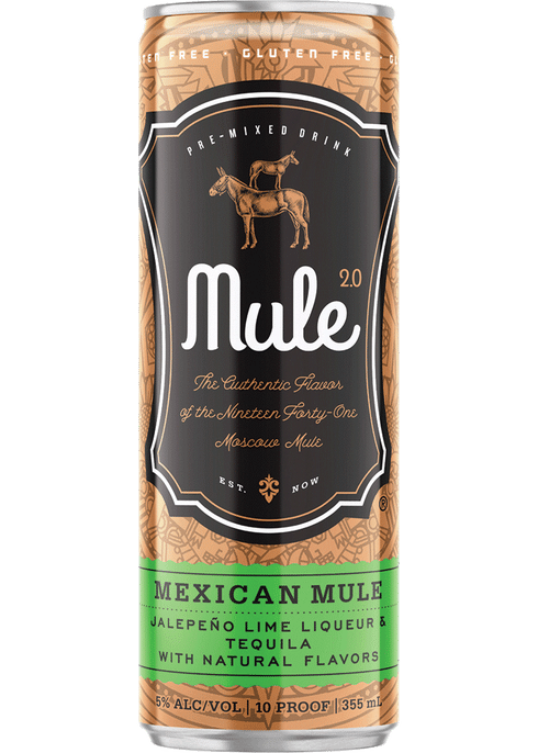 MULE 2.0 MEXICAN MULE COCKTAIL 4X12OZ CAN Spirits