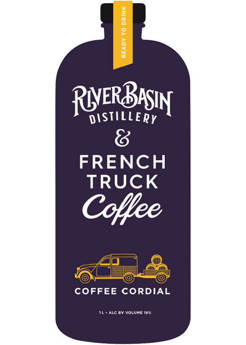 RIVER BASIN FRENCH TRUCK COFFEE LIQUEUR LOUISIANA 1LI liquor