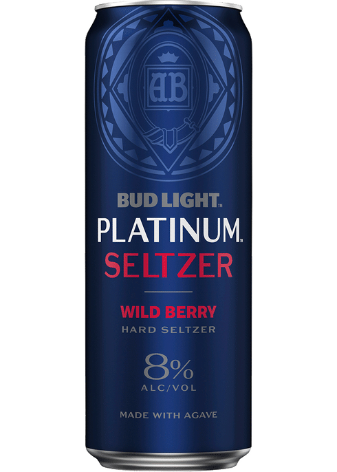 BUD LIGHT PLATINUM WILD BERRY SELTZER 25OZ CAN