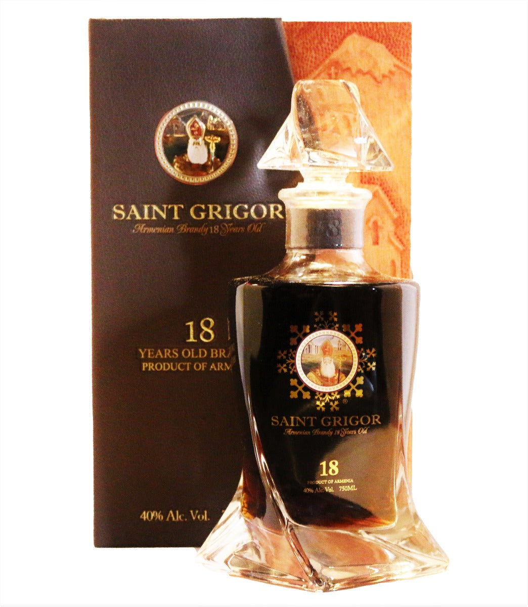 SAINT GRIGOR BRANDY ARMENIA 18YR 750ML - Remedy Liquor