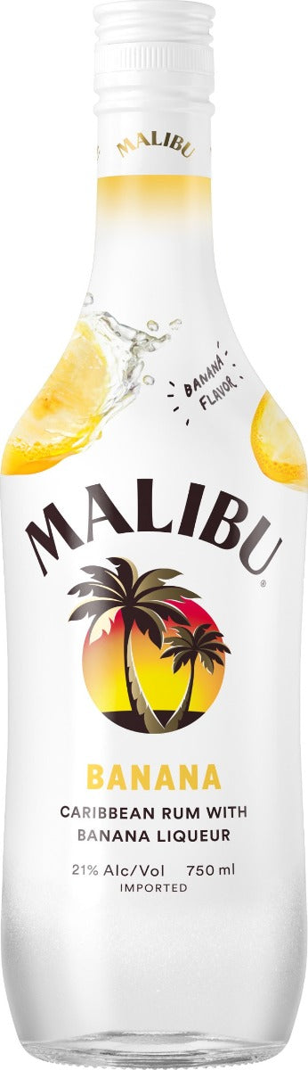 MALIBU RUM BANANA CARIBBEAN 750ML Spirits