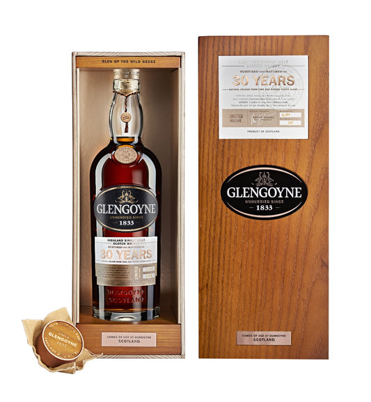 GLENGOYNE SCOTCH SINGLE MALT LIMITED RELEASE HIGHLAND 93.6PF 30YR 750ML Spirits