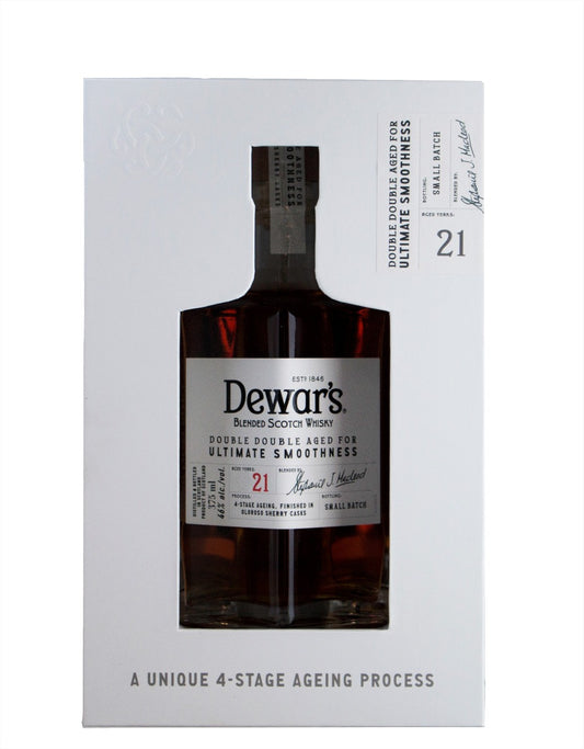 DEWARS SCOTCH BLENDED DOUBLE DOUBLE AGED 21YR 375ML Spirits