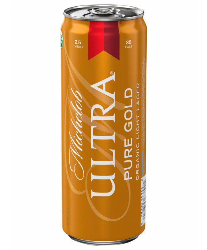 MICHELOB ULTRA PURE GOLD ORGANIC LIGHT LAGER 25OZ CAN