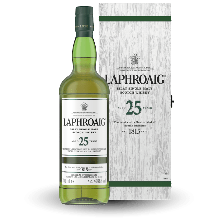 LAPHROAIG SCOTCH SINGLE MALT ISLAY 25YR 750ML - Remedy Liquor