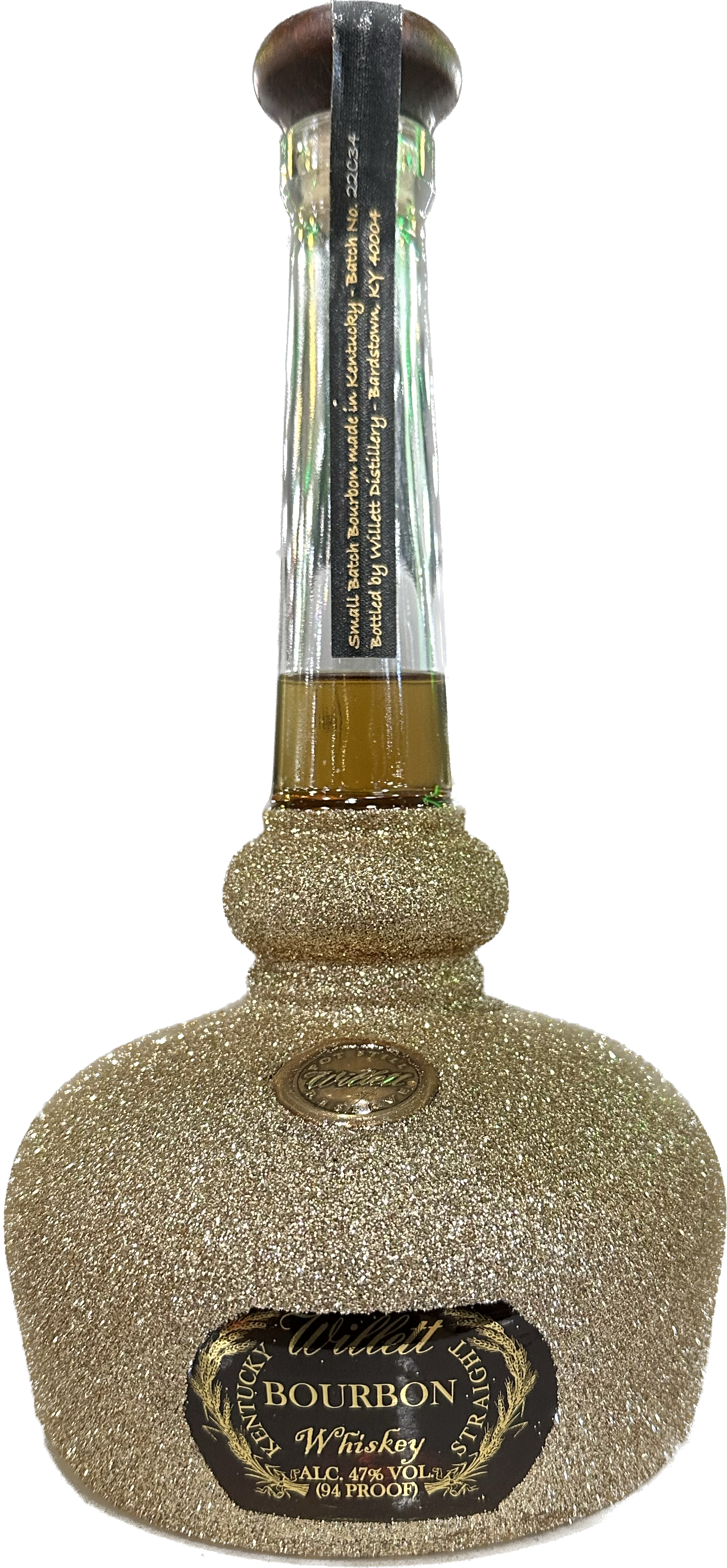 WILLETT BOURBON POT STILL RESERVE W/ GLITTER DESIGN KENTUCKY 750ML LIQ