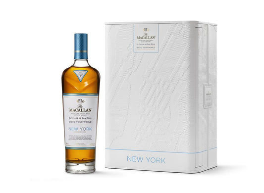 MACALLAN SCOTCH SINGLE MALT DISTIL YOUR WORLD NEW YORK LIMITED EDITION HIGHLAND 750ML Spirits
