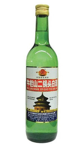 NIU LAN SHAN ER GUO TOU BAIJIU DISTILLED FROM SORGHUM CHINA 750ML Spirits