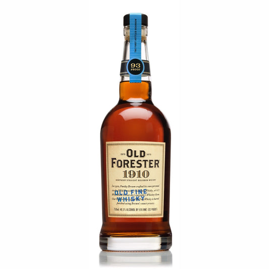 OLD FORESTER 1910 BOURBON OLD FINE WHISKEY KENTUCKY 93PF 750ML