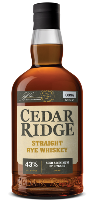 CEDAR RIDGE WHISKEY RYE SMALL BATCH IOWA 750ML Spirits