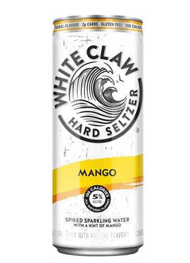 WHITE CLAW HARD SELTZER MANGO 19.2OZ CAN - Remedy Liquor