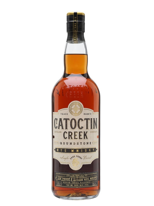 CATOCTIN CREEK ROUNDSTONE WHISKEY RYE CASK PROOF VIRGINIA 750ML Spirits
