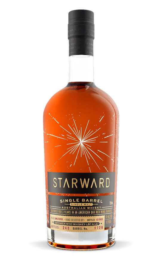 STARWARD WHISKY SINGLE MALT WOMEN WHO WHISKEY SINGLE BARREL SELECTED AUSTRALIA 112PF 750ML Spirits