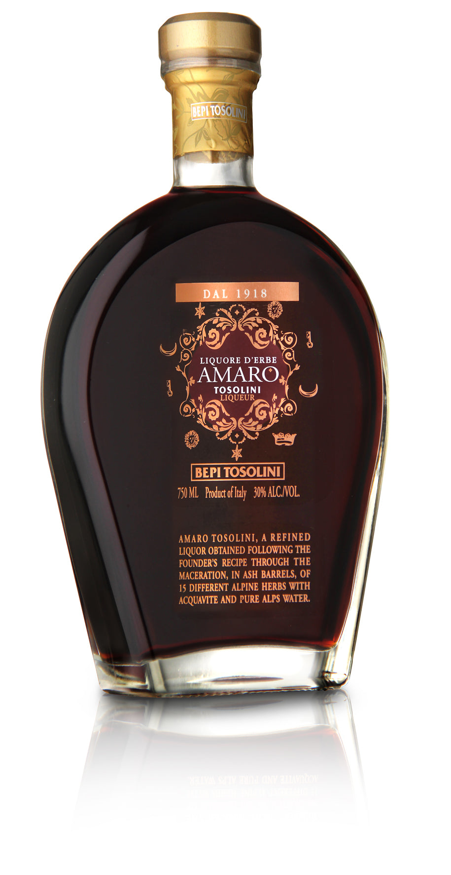 AMARO TOSOLINI LIQUORE D'ERVE ITALY 750ML Spirits