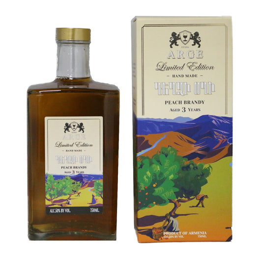 ARGE BRANDY PEACH ARMENIA 3YR 750ML Spirits
