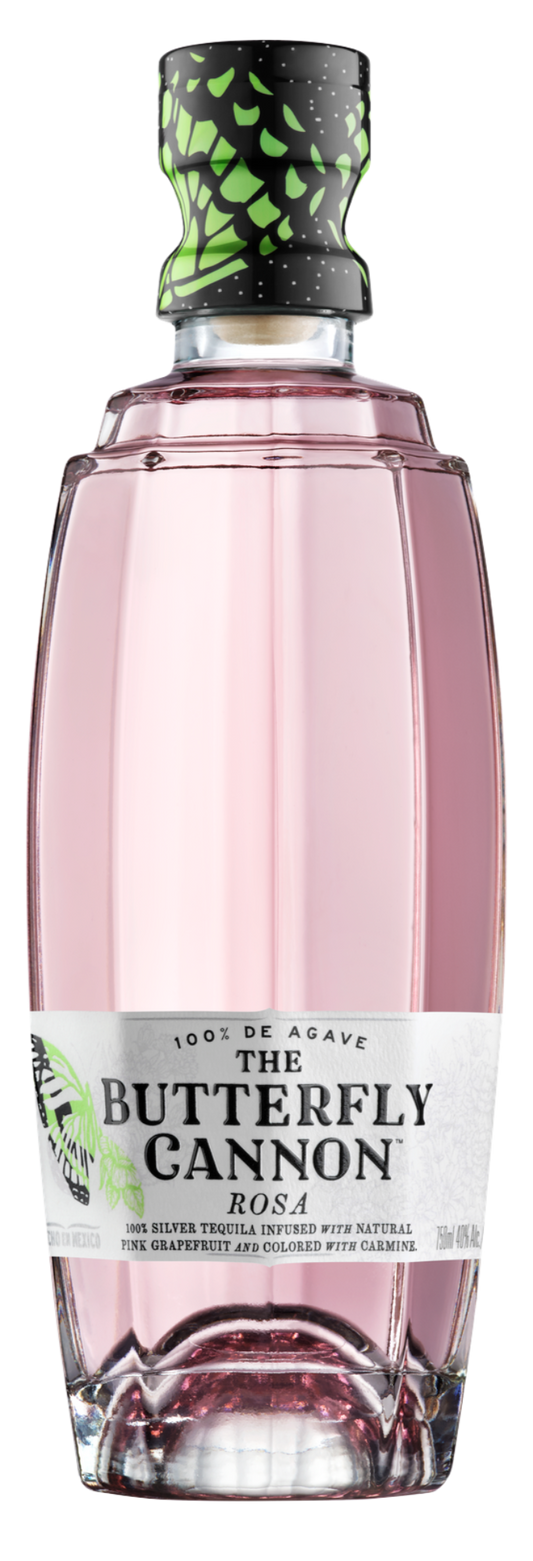 BUTTERFLY CANNON TEQUILA ROSA 750ML LIQ