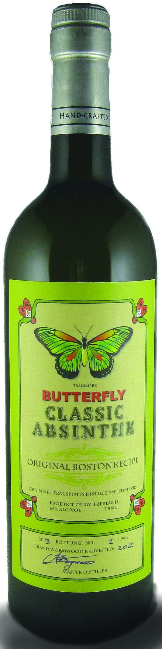 BUTTERFLY CLASSIC ABSINTHE SWITZERLAND 750ML Spirits
