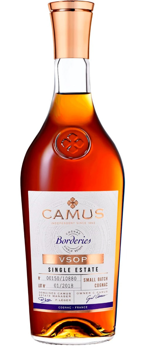 CAMUS COGNAC VSOP BORDERIES SINGLE ESTATE FRANCE 700ML Spirits