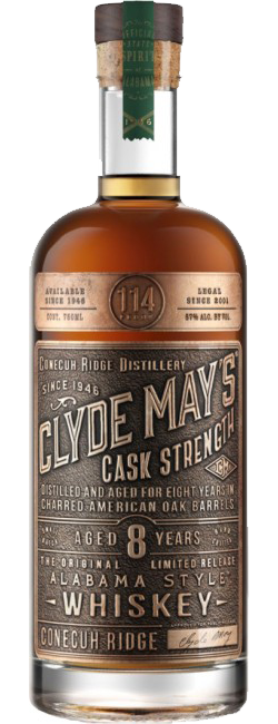 CLYDE MAYS WHISKEY CASK STRENGTH LIMITED RELEASE CONECUH RIDGE 8YR 750ML LIQ