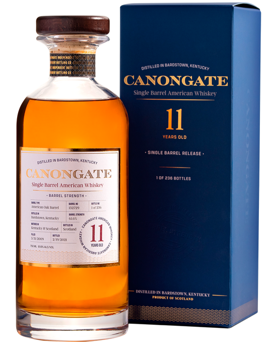 CANONGATE WHISKEY SINGLE BARREL KENTUCKY 11YR 750ML LIQ