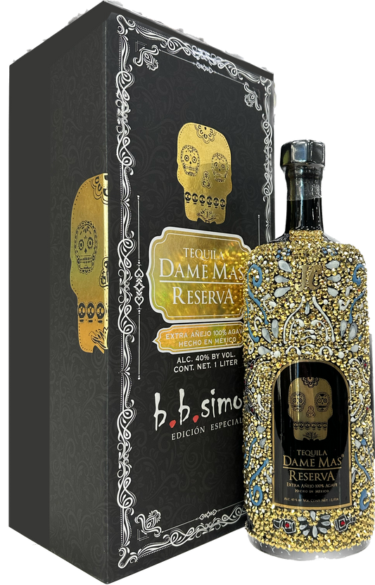 DAME MAS TEQUILA EXTRA ANEJO RESERVA B B SIMON EDICION ESPECIAL 1LI LIQ