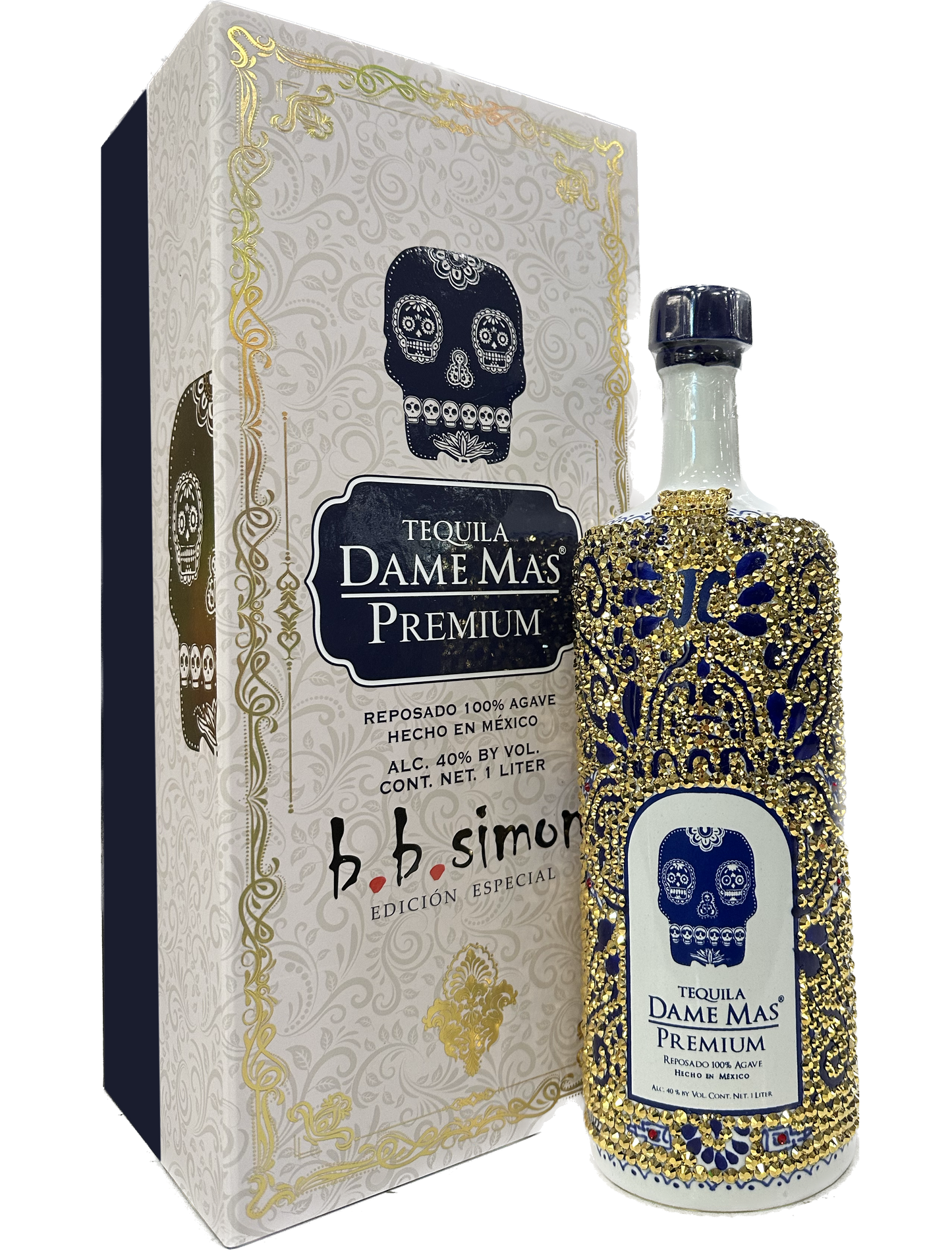 DAME MAS TEQUILA PREMIUM REPOSADO B B SIMON EDICION ESPECIAL 1 LI LIQ